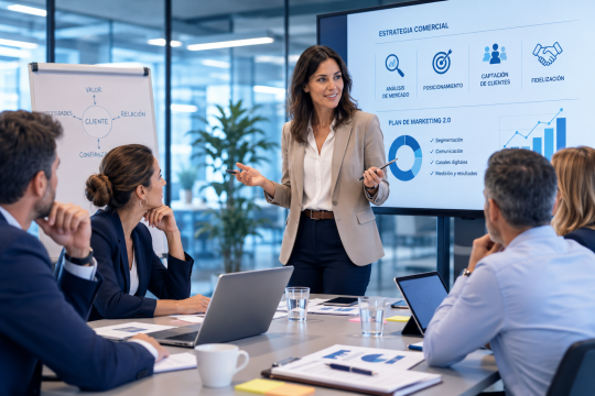 Dirección comercial y marketing. Selección y formación de equipos